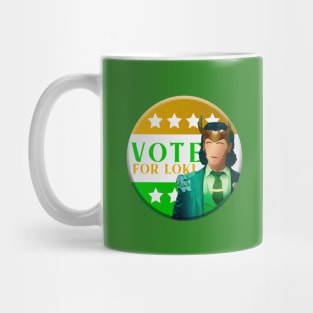 Vote for Loki green version Mug